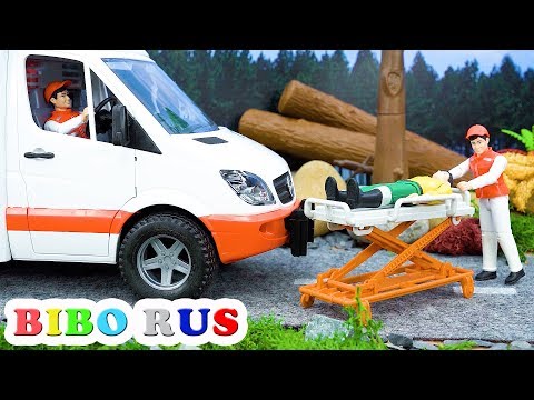 Bibo спасательная команда скорая помощь. Пожарная машина игрушки