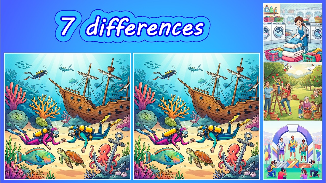 Spot the Difference – 4 Visual Tests (#4)