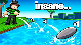 Roblox +1 Stone Skipping Is INSANE...