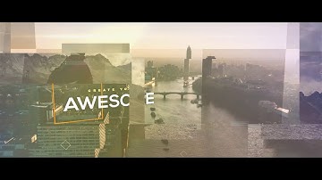 Modern Parallax Slideshow | After Effects template