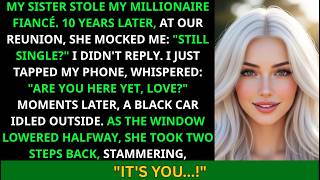 My Sister Stole My Millionaire Fiancé 10 Years Later, She Mocked My Single Status —Until...