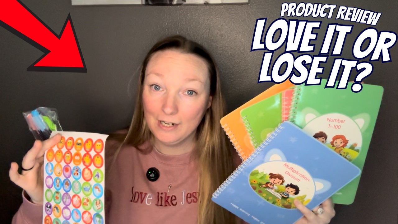 FREKNOW Reusable Grooved Handwriting Workbooks Review #ad #amazoninfluencer