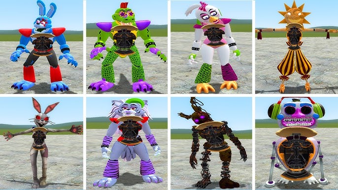 All FNAF Security Breach Characters - Gamepur