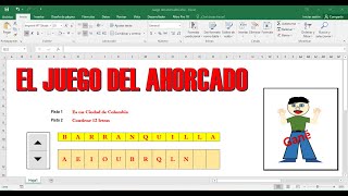 Crear el juego del Ahorcado en excel sin necesidad de utilizar Macros o visual Basic. Fácil. sex. screenshot 5