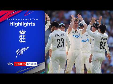Henry demolishes England to level series! | England vs New Zealand | Day Five Second Test