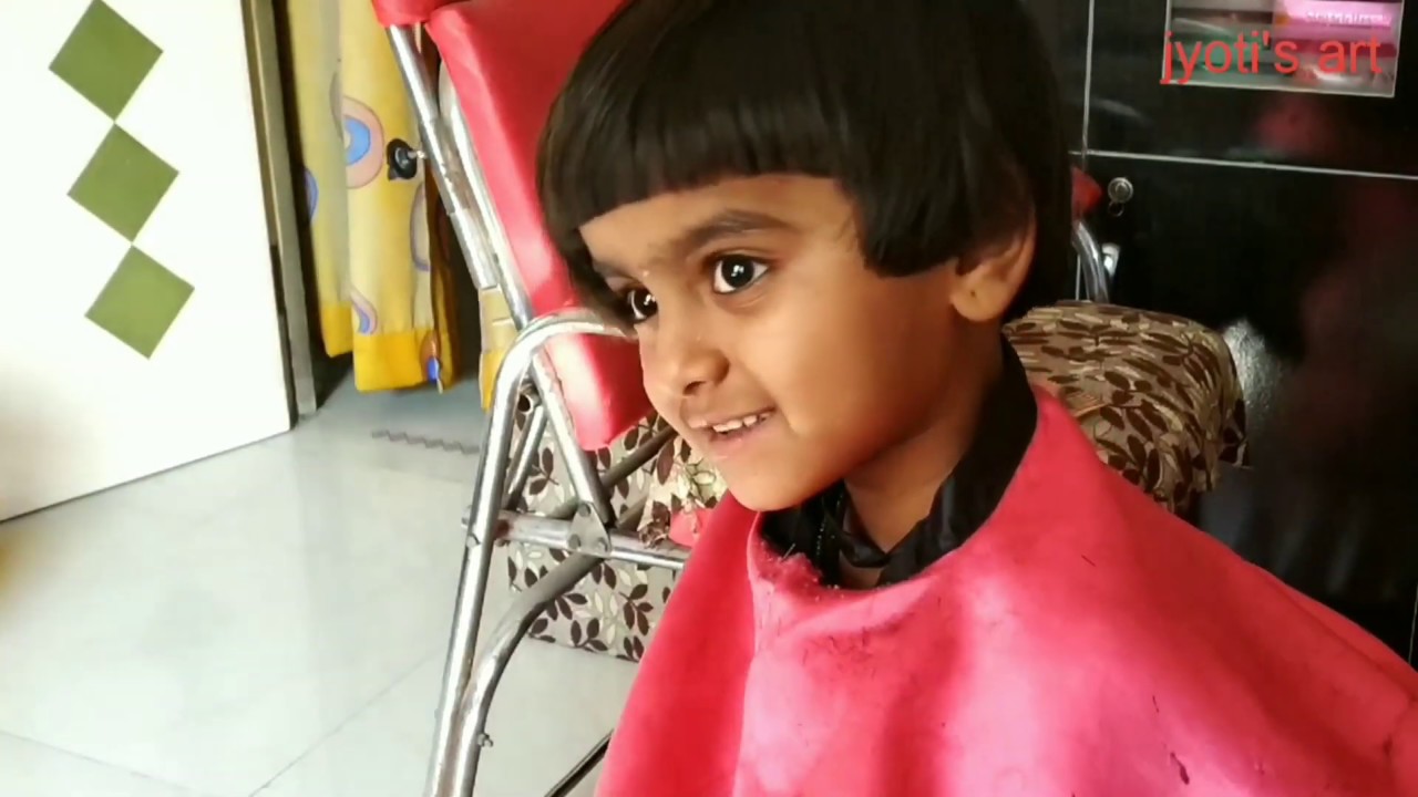 little girl apple hair cut - YouTube