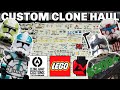 MASSIVE CUSTOM LEGO CLONE HAUL from AV Figures + BlueHarvestBricks! ($200+)