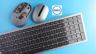 Dell Multi-Device Keyboard Mouse KM7120W - Unboxing, Typing demo and close up look