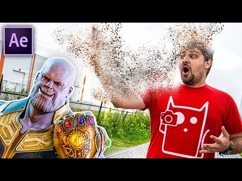 THANOS DISINTEGRATION - After Effects (NO PLUGINS)