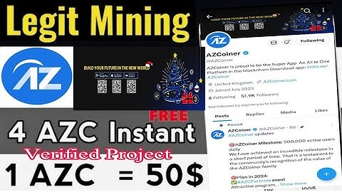 Azcoin Mining App withdrawal update 2024 || AZcoiner App Kyc process || AZcoiner App Withdraw.