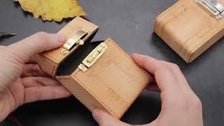 Handmade Leather Cigarette Case レザーシガレットケース（ヌメ革使用）の使い方紹介動画