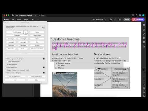 How to use Adobe Acrobat’s Fix reading order tool
