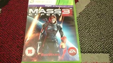 Nostalgamer Unboxes Mass Effect 3 Three On Microsoft Xbox 360 UK PAL System Version