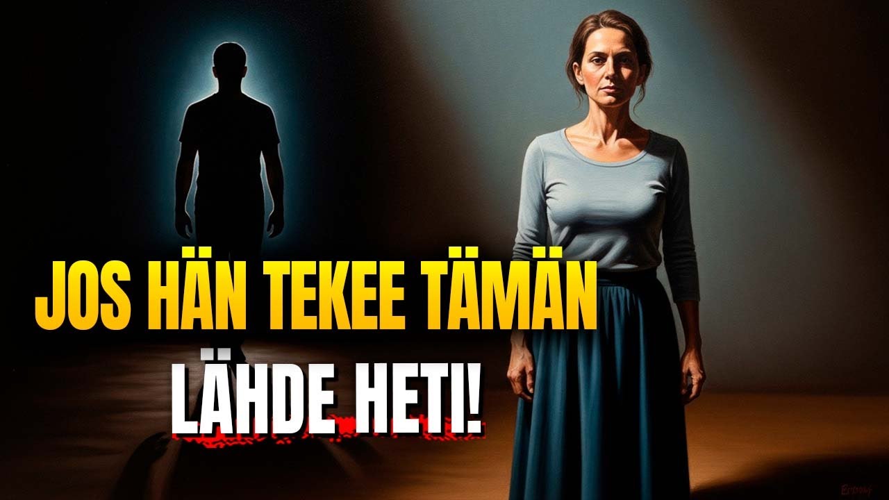 Jos hän tekee TÄMÄN, lähde välittömästi – ei väliä hänen iällään.