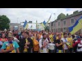 Фінляндія-Україна, хода на стадіон. Гімн України. Тампере, 10.06.2017