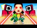 How JJ and Mikey Escape from SQUID GAME 2 in Minecraft? - Maizen