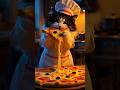 Fluffy Cat Chef Takes Over The Kitchen! Pizza Disaster Or Masterpiece? 😹 #catkitchen"
