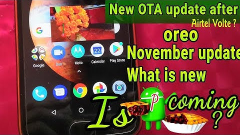 Moto G5s Plus New OTA update what is new || How to fix volte in Pie android 9 ROM.