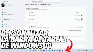 Como Personalizar la Barra de Tareas de Windows 11 Como Personalizar la Barra de Tareas de Windows 11