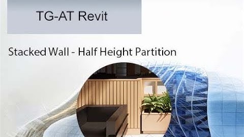 Revit Stacked Wall - Half Height Partition