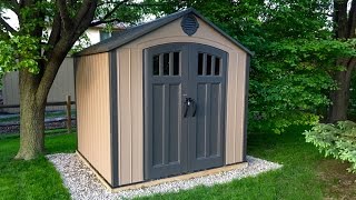 Lifetime Storage Shed Assembly