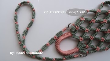 DIY Macramé Boho Schoudertas met Bloemenpatroon | Stap-voor-stap Tutorial
