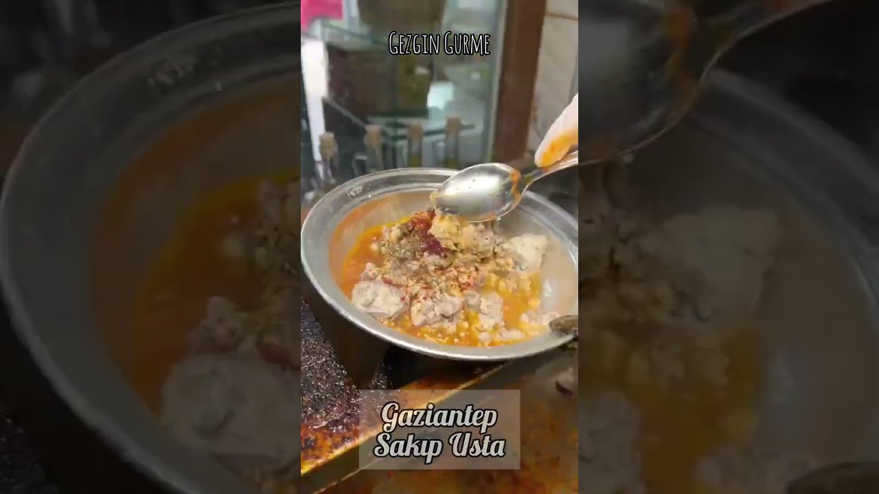 Street Food – Sokak Yemekleri – ANTEP BEYİN KAVURMA – Lamb Brain Soup