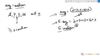 If the average arithmetic mean of the five numbers