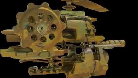 3D Heli Automaton animation