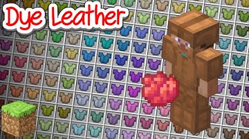 How to Dye Leather Armor on Minecraft Bedrock (1.21+)