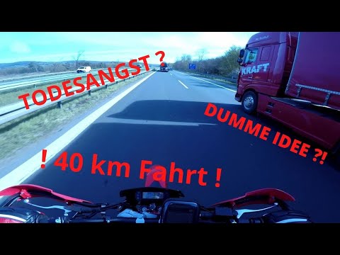 Video: Kann ein 125ccm Motorrad auf die Autobahn fahren?
