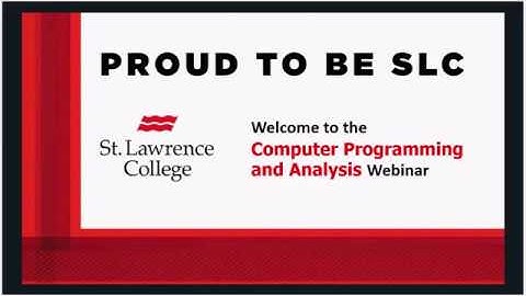 Computer Programming & Analysis Webinar