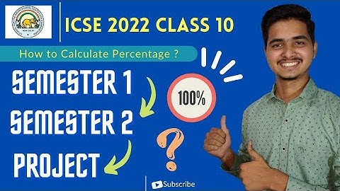 ICSE 2022 Class 10 Result | How to Calculate Percentage from Best 5 | Easiest Method to Understand |