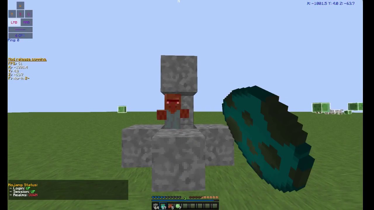 OP Reach Mod In Minecraft! 3.1 - 4.2 blocks! - YouTube