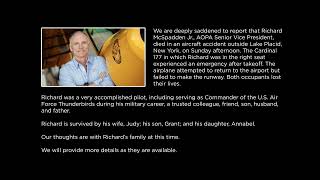 AOPA Mourns Death of Richard McSpadden by Air Safety Institute 44,427 views 7 months ago 46 seconds