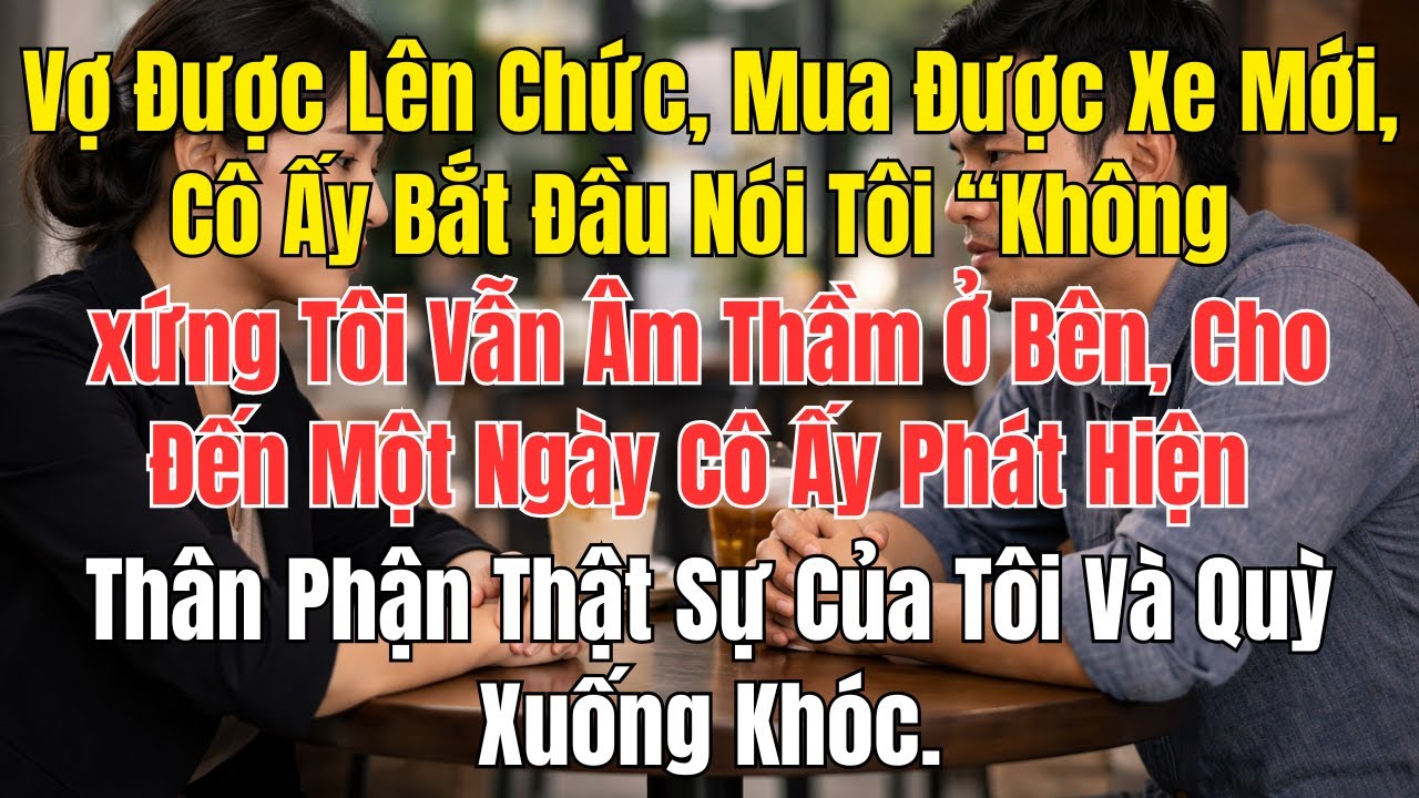 VỢ ĐƯỢC LÊN CHỨC, MUA XE MỚI RỒI KHINH CHỒNG - ĐẾN KHI BIẾT THÂN PHẬN ANH, CÔ ẤY QUỲ XUỐNG