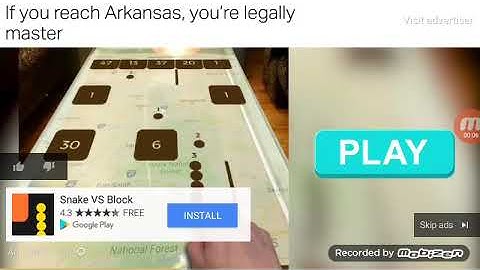 Snake vs Block YouTube Ad