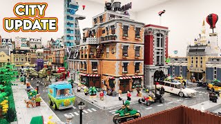 Detailing the LEGO City! Pop Culture Street LOOKS AWESOME!