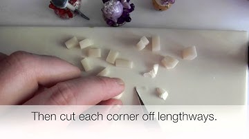 Polymer Clay Crystal Tutorial - Part One - Cutting Crystals