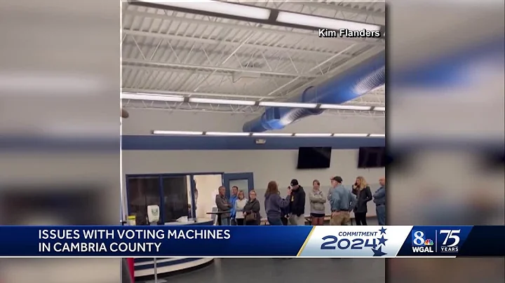 Voting hours extended in Cambria County, Pennsylvania after scanner malfunctions