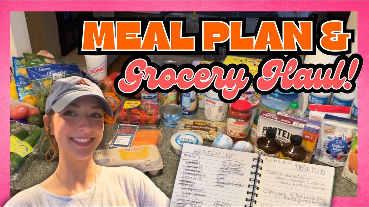 WEEKLY MEAL PLAN & GROCERY HAUL! *Trying to stick to the budget* - YouTube