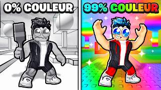 COLORE LE MONDE DE ROBLOX AVANT QUE LE MONSTRE NOIR & BLA...