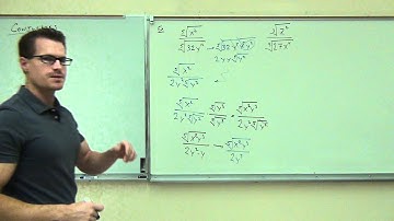 Intermediate Algebra Lecture 10.5 Part 3