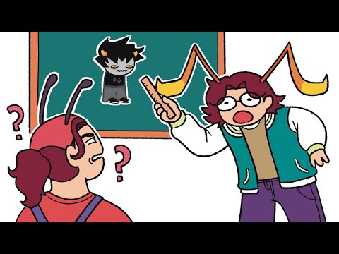 forcing my girlfriend to do homestuck trivia