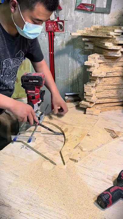 Cutting wood board