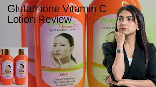 Glutathione Vitamin C Lotion Review | How It Whitens The Skin 
