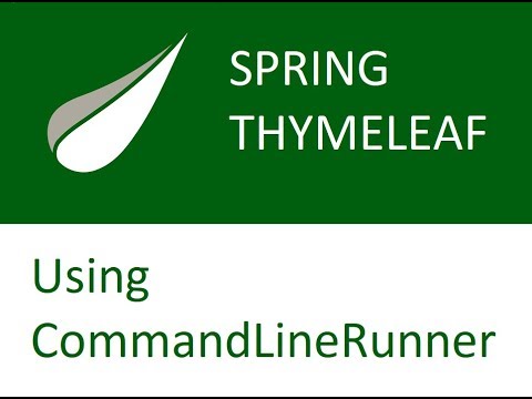 04 Using commandlinerunner - YouTube