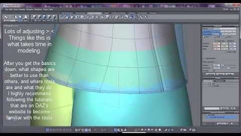 Modeling a tank top in Hexagon 2.5 - Part 3