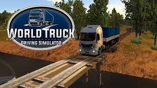 Dangerous Road | Damage Road | Sand Road Heavy Truck Load In World Truck Driving Simulator Gameplay screenshot 1