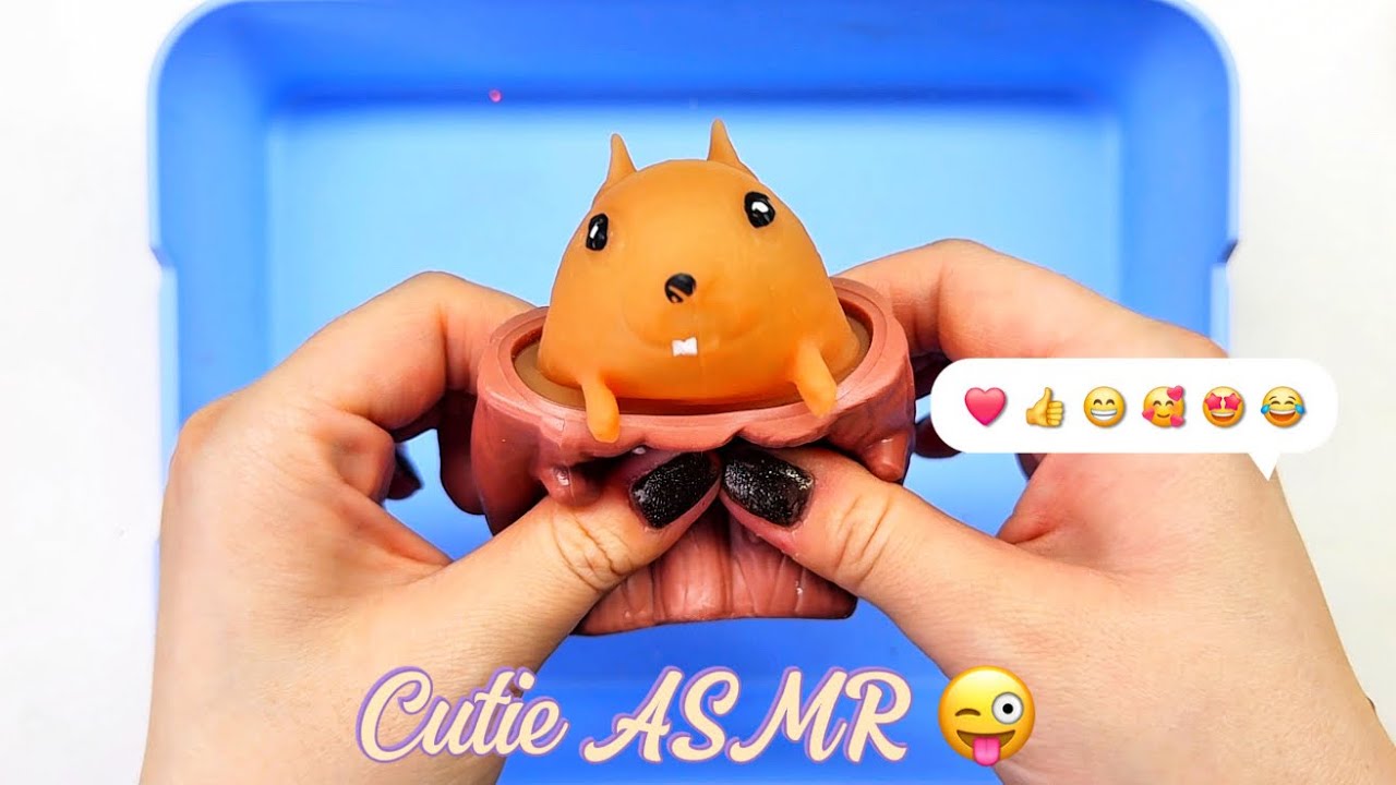 Cute Squishy Toy Squeeze 🐹 Oddly Satisfying ASMR - YouTube